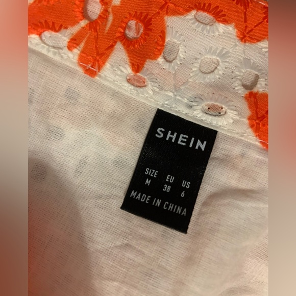 Eyelet Floral Ruffle Mini Skirt - Picture 9 of 11